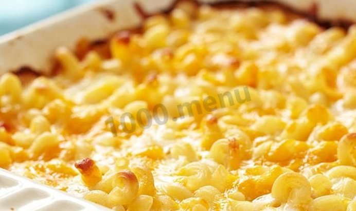 Запеканка из макарон с яйцом в духовке