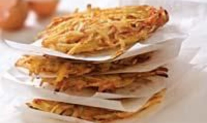 Картофельные оладьи с пастернаком