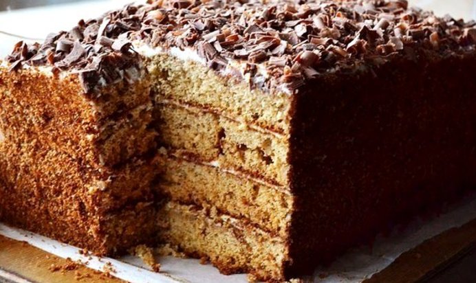 Бисквитный «Медовик» без масла