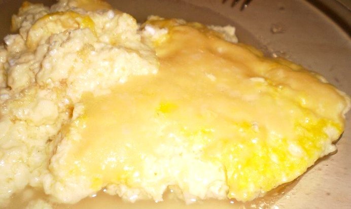 Омлет под сыром