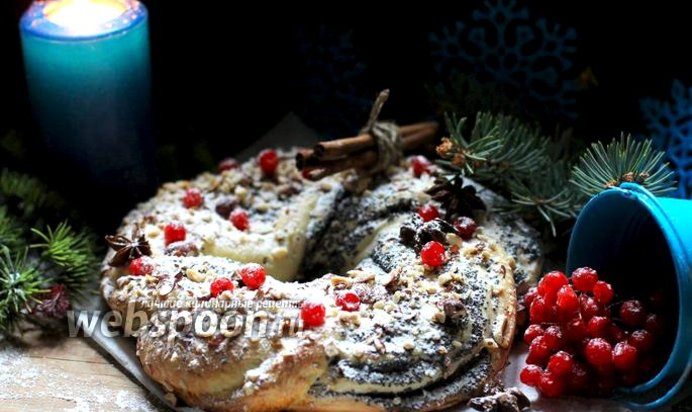 Маковый кекс на Рождество