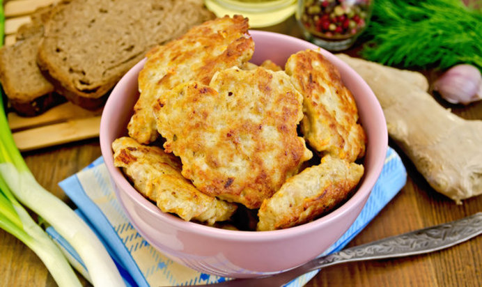 Куриные оладьи