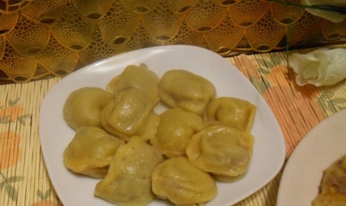 Пельмени с печенью