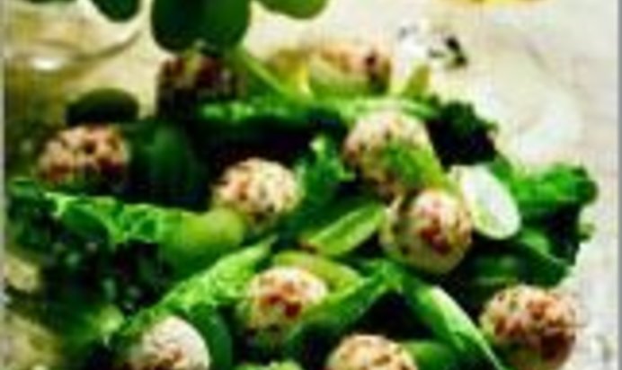 Салат с виноградом