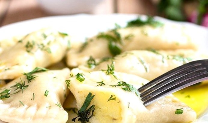 Постные вареники