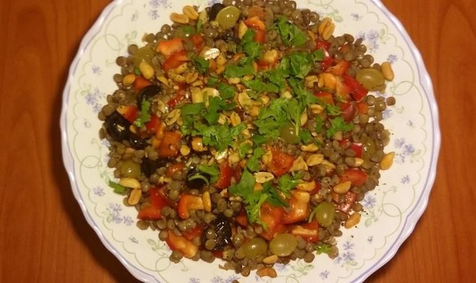 Чечевично-ореховая виноградина