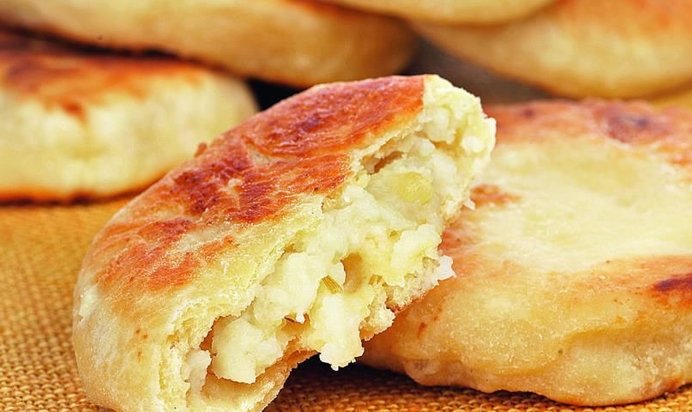 Оладьи на кефире с картофелем