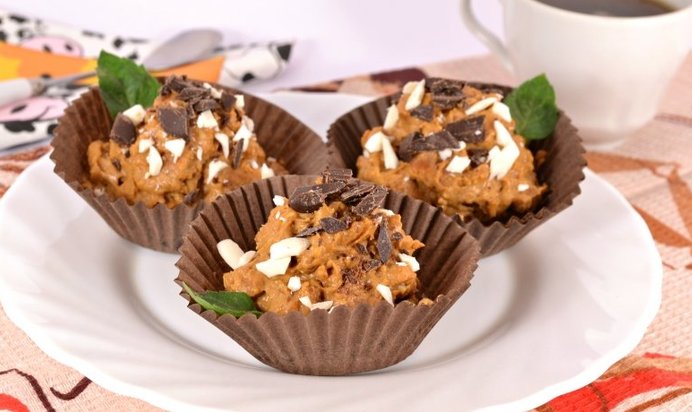 Пирожное Муравейник из печенья с творогом