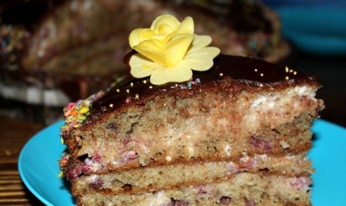 Торт Трухлявый пень с вареньем