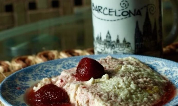 Ягодный омлет