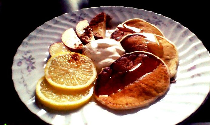 Бюджетные оладьи на кефире