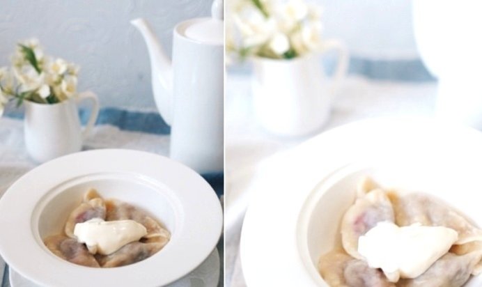 Вареники с брусникой