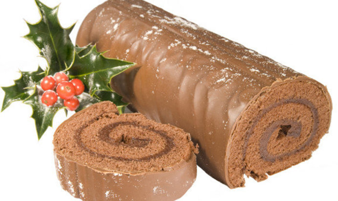 Торт рождественское полено (bûche de noël)