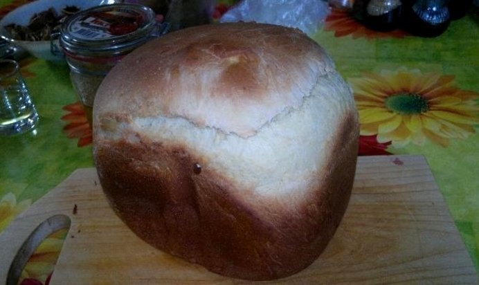 Яичный хлеб в хлебопечке