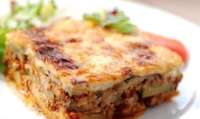 Запеканка из баклажанов и картофеля