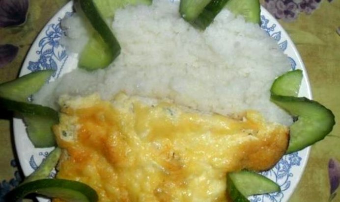 Куриное филе в омлете