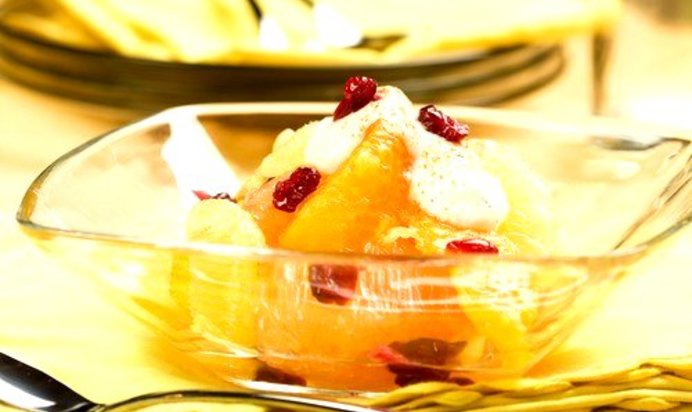 Цитрусовый салат с анисом и ликером