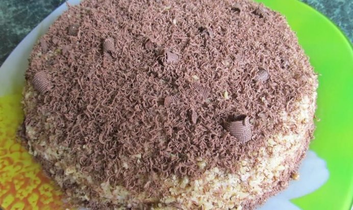 Французский блинный торт Крепвиль