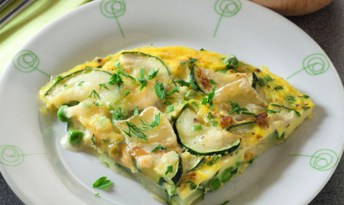 Омлет с овощами