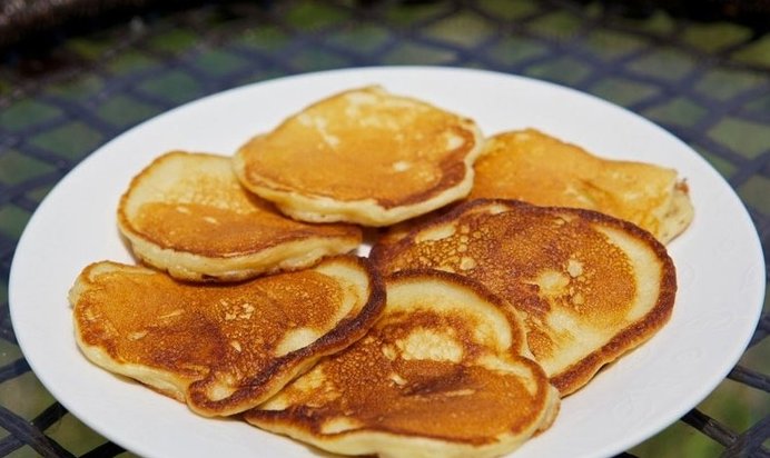 Оладьи на молоке