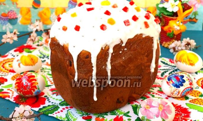 Пасхальный кулич в хлебопечке