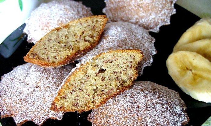 Кексы с бананом