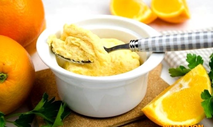 Апельсиновый омлет на пару