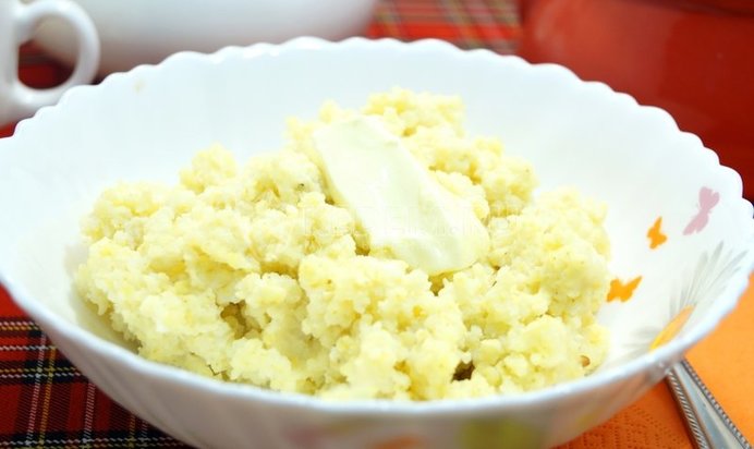Пшенная каша на молоке