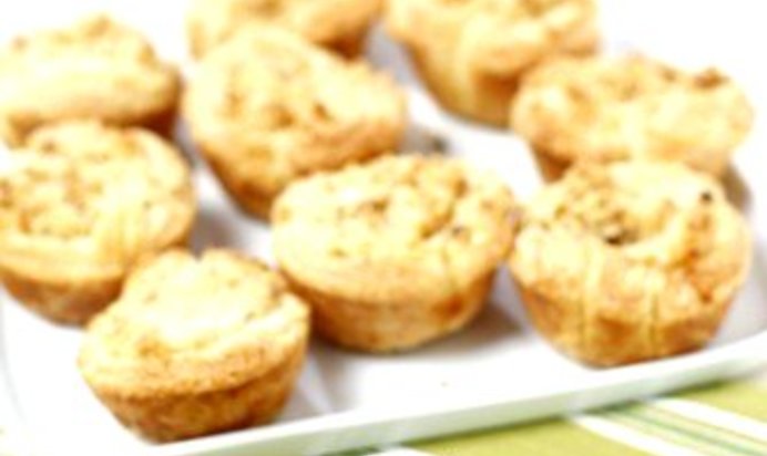 Кукурузные маффины с грушей и карамелизованным имбирем