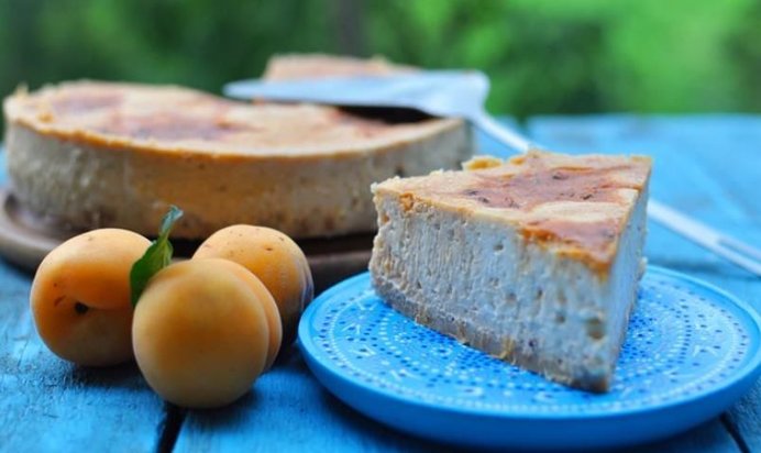 Абрикосовый чизкейк-запеканка