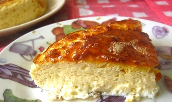 Омлет с сыром в духовке