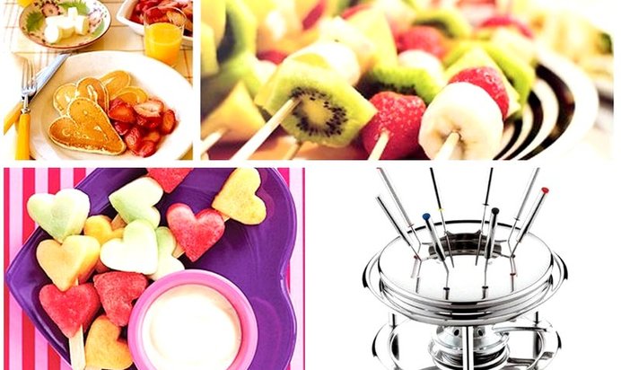 Шоколадной фондю с коньяком