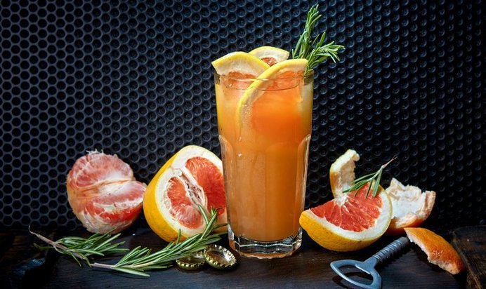 Коктейль «Грейпфрут пэшн» от ресторана «Лакки Лучано»