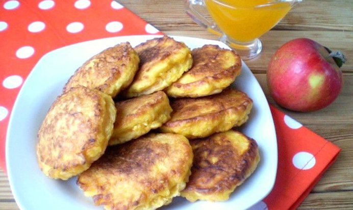 Оладьи из морковки