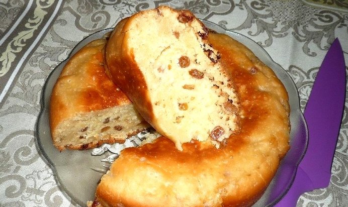 Кекс на ряженке в мультиварке