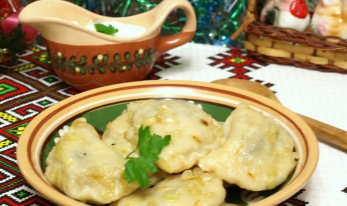 Вареники с капустой