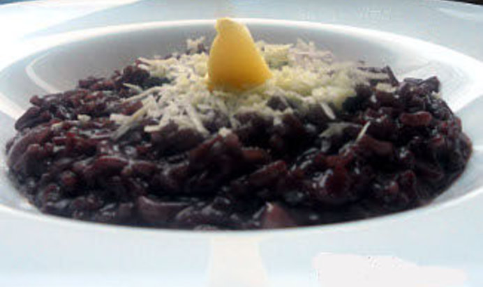 Ризотто с красным вином