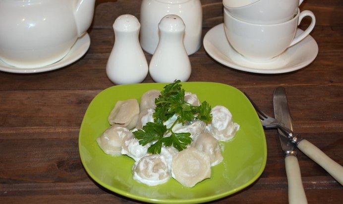 Пельмени из рисовой муки