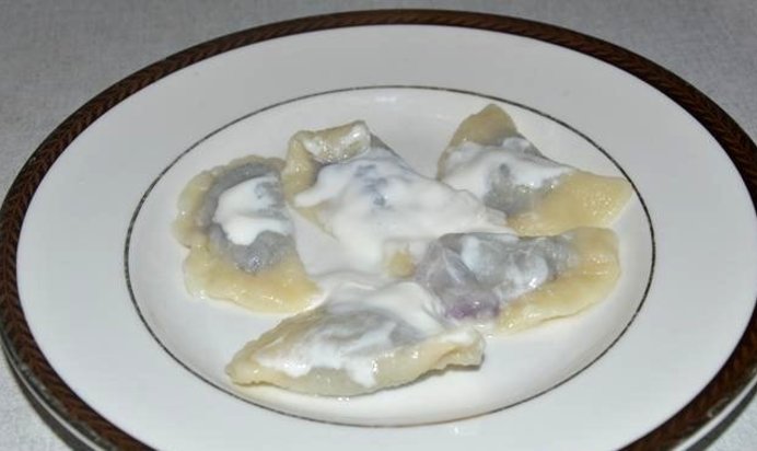 Вареники с черникой
