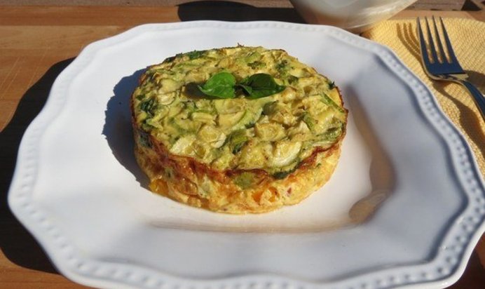 Омлет с овощами