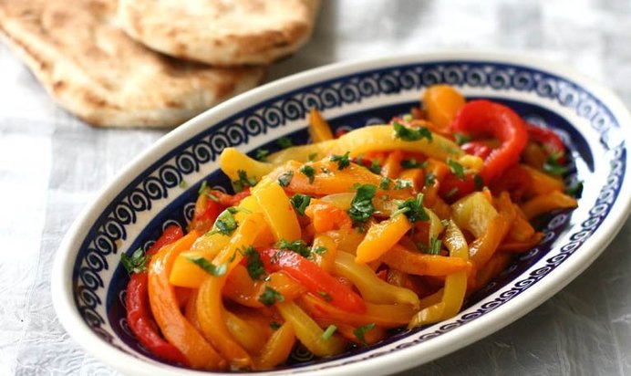 Салат с болгарским перцем