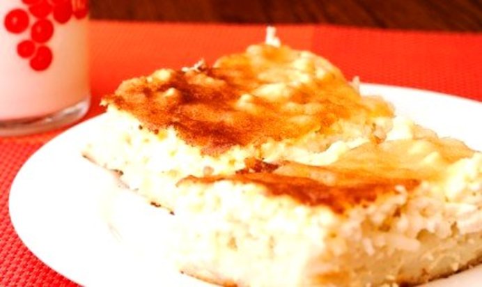 Творожная запеканка с макаронами