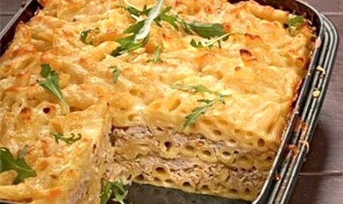 Макаронная запеканка с фаршем