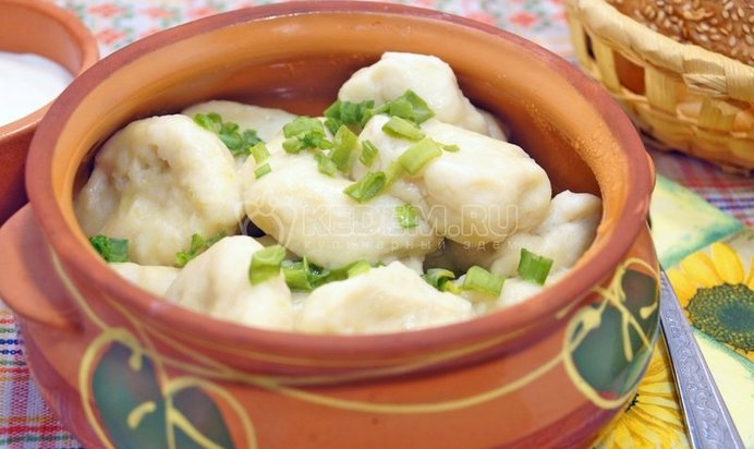 Ленивые вареники с картошкой