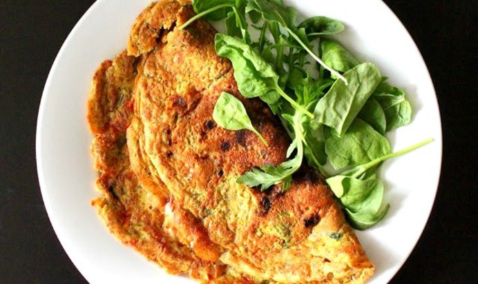 Нутовый омлет