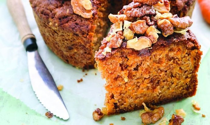 Кекс из молодой моркови