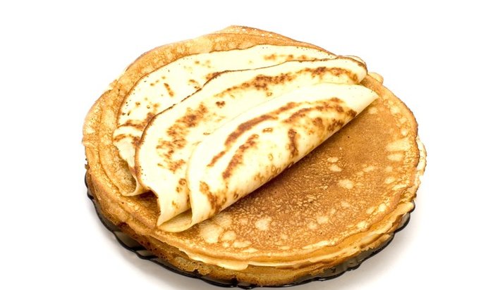 Блины с селедкой