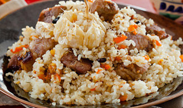 Плов со свининой в мультиварке