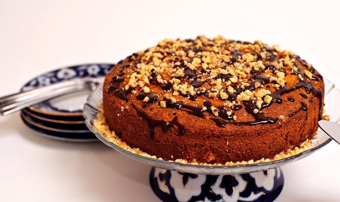 Мраморный торт