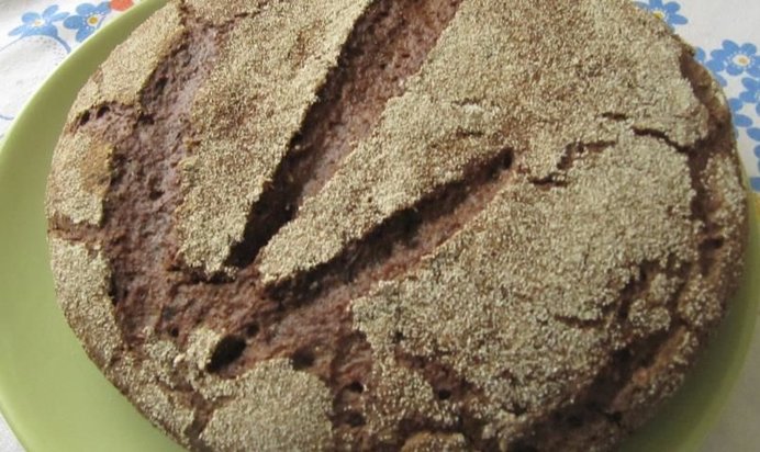 Ржано-пшеничный хлеб на закваске